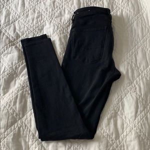 Black American eagle skinny jeans